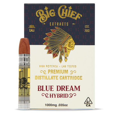 Big Chief Thc Cartridge 1G- Blue Dreams